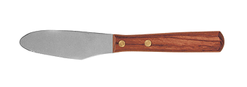 Smörkniv 22 cm, rostfri, träskaft