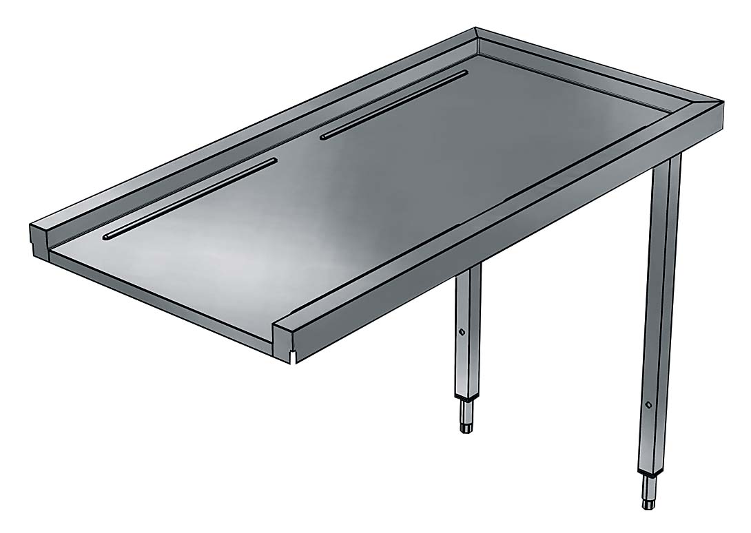 In- och utmatningsbänk 120 cm