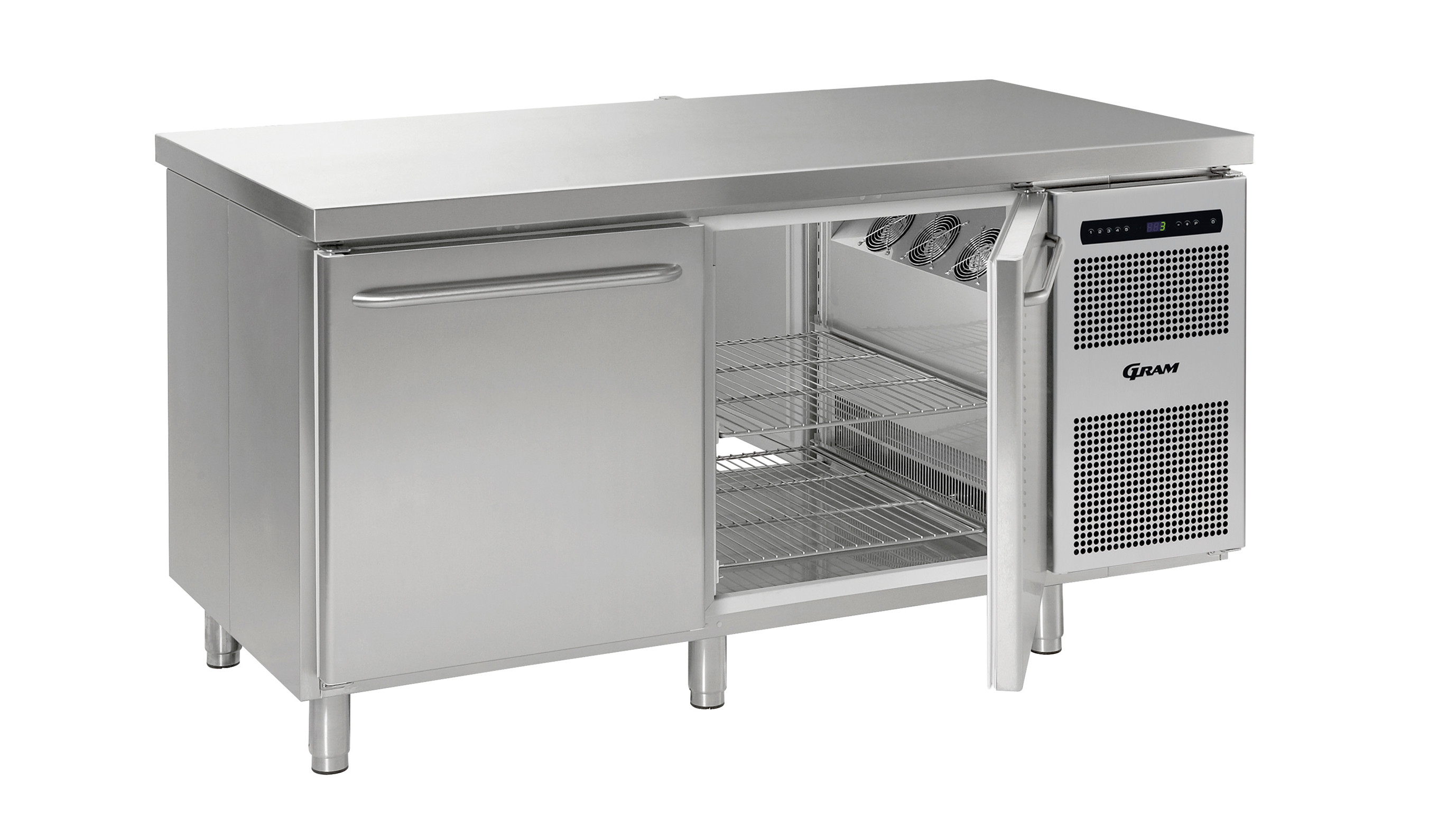Bagerikylbänk genomgående gastro 2/1, 2 sektioner - 2
