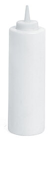 Dressingflaska 34 cl, transparent plast
