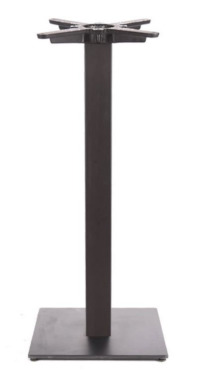 Bordsstativ Flat Bar,  kvadrat, svart