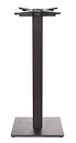Bordsstativ Flat Bar,  kvadrat, svart