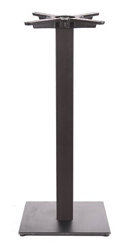 Bordsstativ Flat Bar,  kvadrat, svart