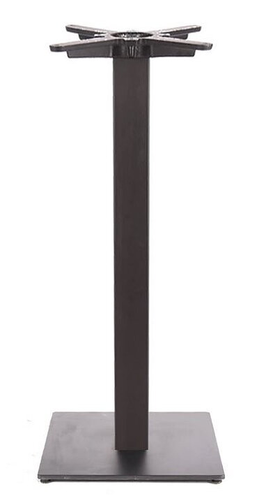 Bordsstativ Flat Bar,  kvadrat, svart