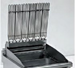 Elektrisk restauranggrill, 2 grillzoner, bredd 80 cm - 3