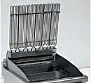 Elektrisk restauranggrill, 2 grillzoner, bredd 80 cm