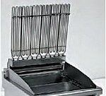 Elektrisk restauranggrill, 2 grillzoner, bredd 80 cm