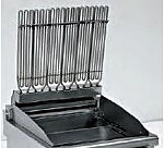 Elektrisk restauranggrill, 2 grillzoner, bredd 80 cm