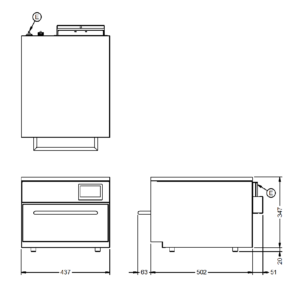 CiBO snabbugn, svart metallic - 2