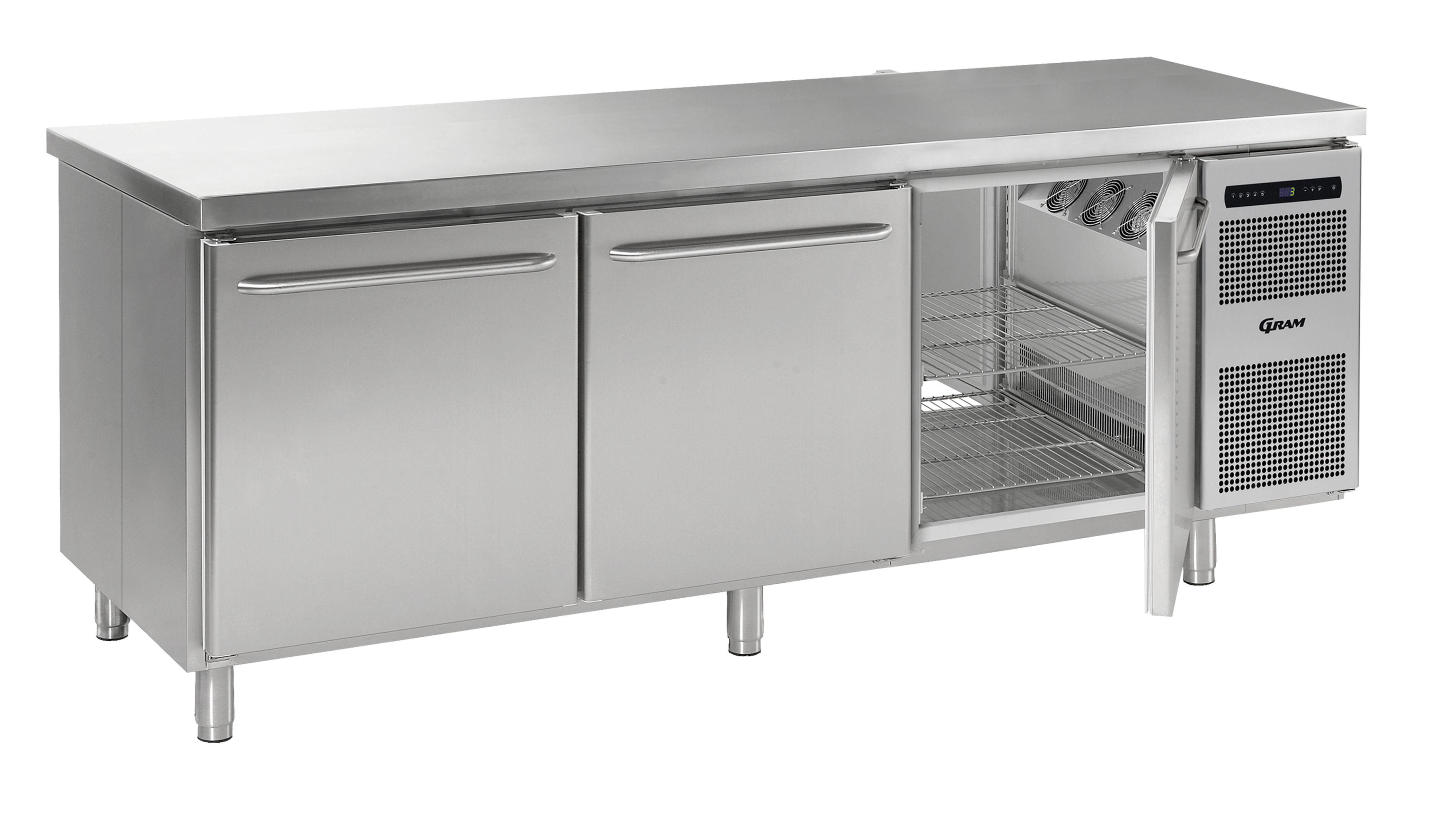 Bagerikylbänk genomgående gastro 2/1, 3 sektioner - 2