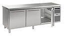 Bagerikylbänk genomgående gastro 2/1, 3 sektioner