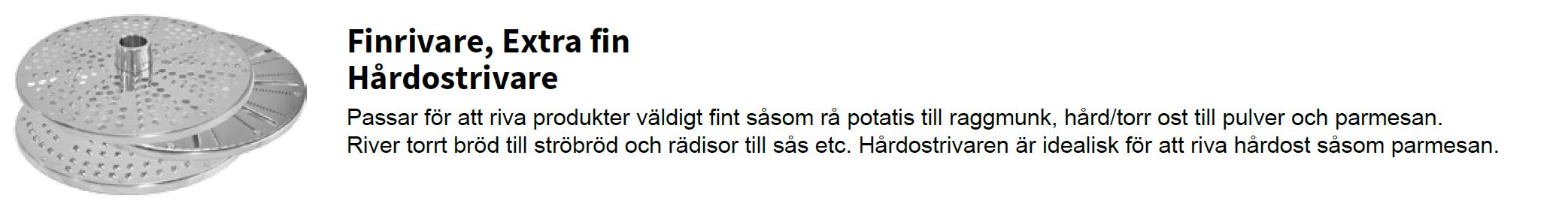 Finrivare (Ø 185 mm) till Hällde RG-100, CC-32S, CC-34, RG-50S och RG-50 - 2