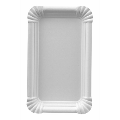 Papperstallrik "pure" Vit - 9x15 cm - 2