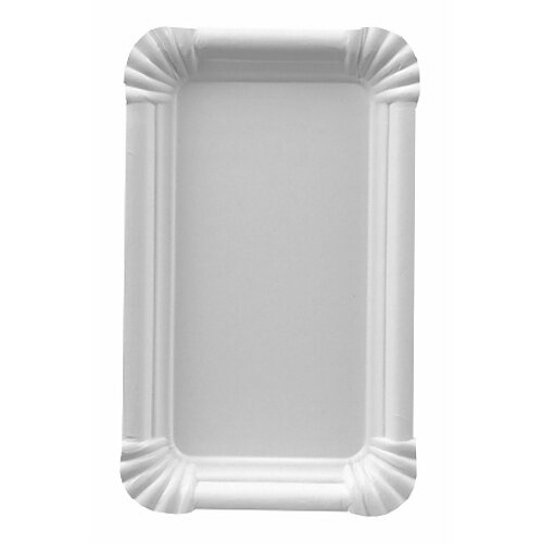 Papperstallrik "pure" Vit - 9x15 cm