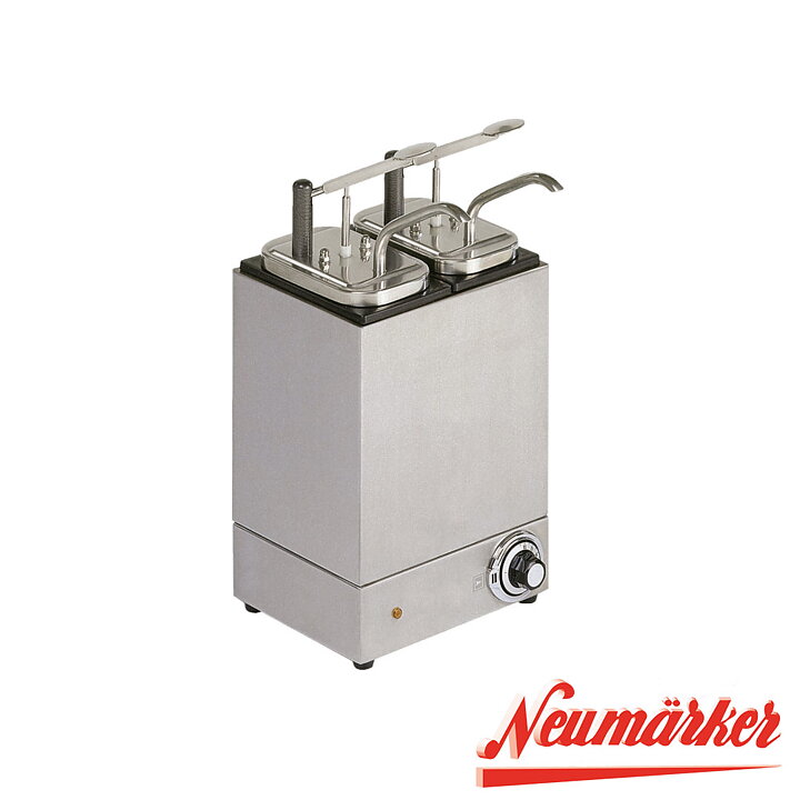 Dispenser, uppvärmningsbar, 2 pumpar, 2x3 liter