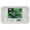 Papperstallrik "pure" Vit - 10x16 cm