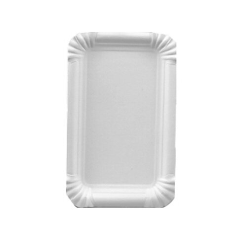 Papperstallrik "pure" Vit - 10x16 cm