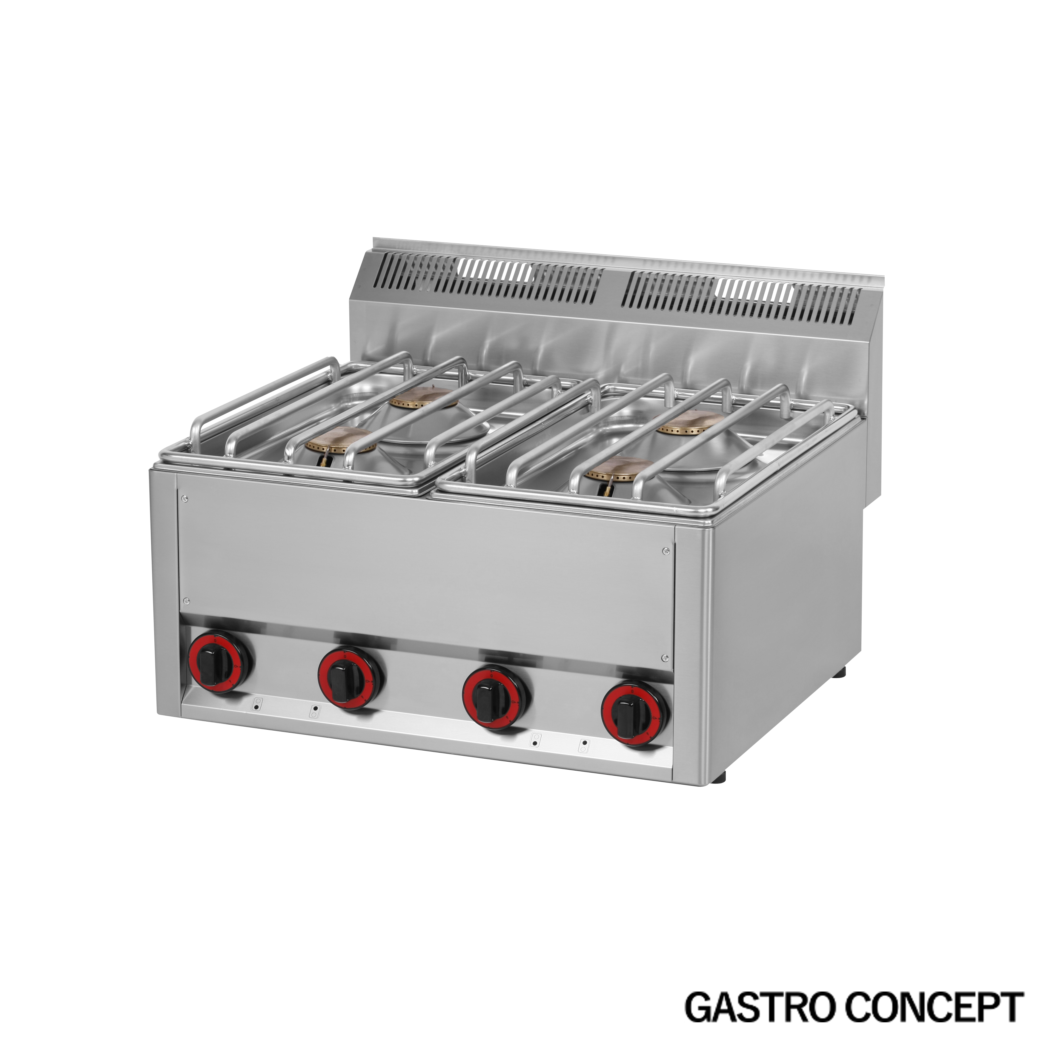 Gasspis, 4 brännare