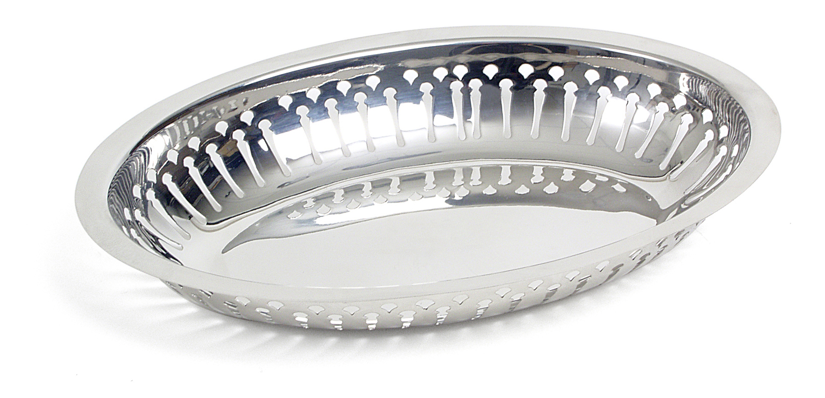 Brödkorg rostfri oval 28x20cm