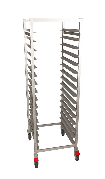 Bakplåtsvagn / pizzaplåtsvagn, 16 plåtar 60×45 cm