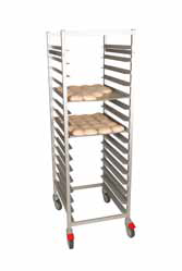 Bakplåtsvagn / pizzaplåtsvagn, 12 plåtar 60×45 cm - 4