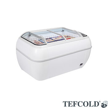 Frysdisk / Kyldisk, TWIN, exponering, gavelsektion 425 liter