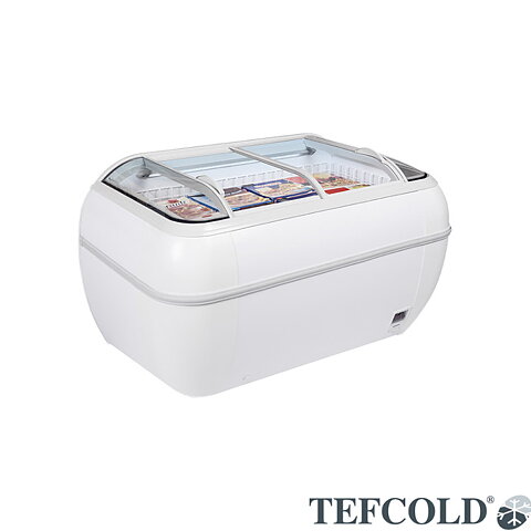 Frysdisk / Kyldisk, TWIN, exponering, gavelsektion 425 liter