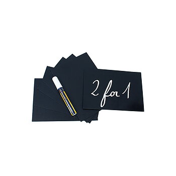 Griffelskylt, A5, 10 pack, BUFFÉ
