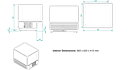 Kyldisplay, 78,5 cm, 2 x GN1/1