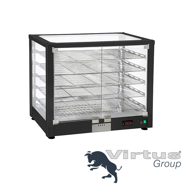 Värmedisplay, 5 hyllor (+20°C/+90°C)