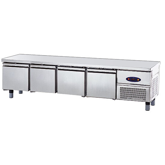 Grillkylbänk, 4 lådor GN1/1
