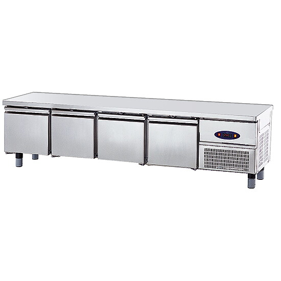 Grillkylbänk, 4 lådor GN1/1