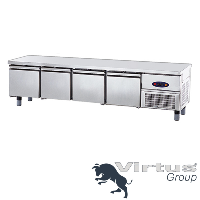 Grillkylbänk, 4 lådor GN1/1