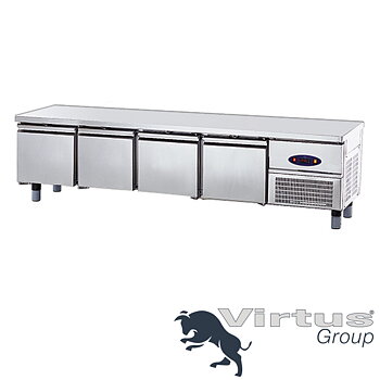 Grillkylbänk, 4 lådor GN1/1