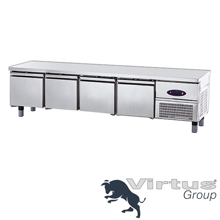 Grillkylbänk, 4 lådor GN1/1