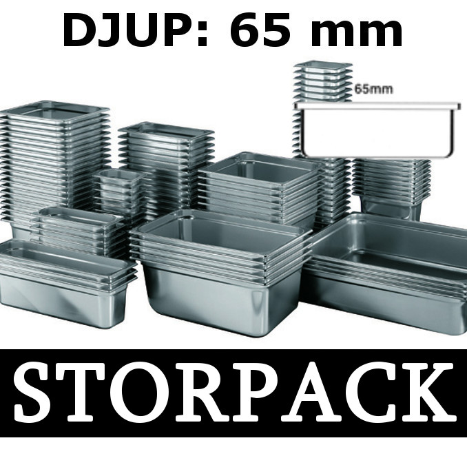 GN Kantiner - STORPACK - Djup 65 mm 