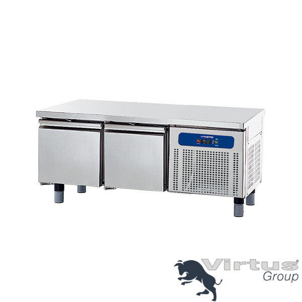 Grillfrysbänk, 2 lådsektioner, GN1/1