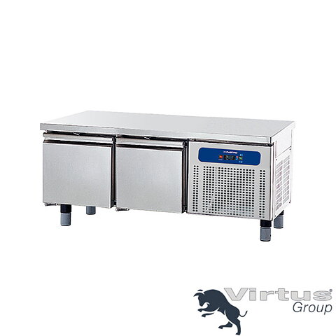 Grillfrysbänk, 2 lådsektioner, GN1/1