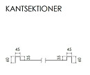 Utmatningsbänk CS300-06, 60x60 cm, vändbar 