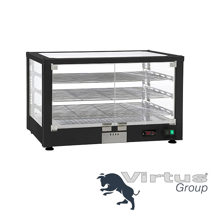 Värmedisplay, 3 hyllor (+20°C/+90°C)