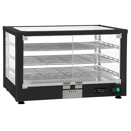 Värmedisplay, 3 hyllor (+20°C/+90°C)