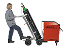 Gaskärra Ergonomic - KM07200PF - Punkteringsfria Hjul