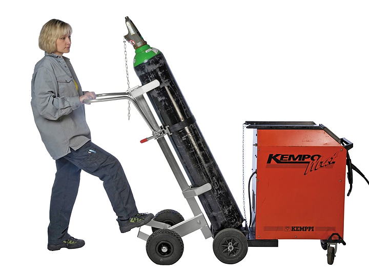 Gaskärra Ergonomic - KM07200PF - Punkteringsfria Hjul