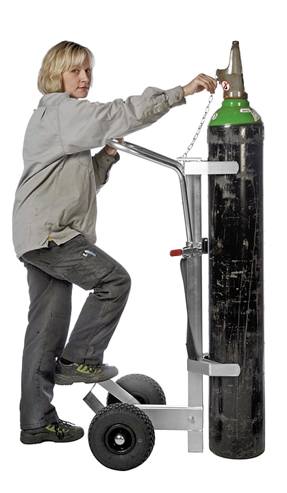 Gaskärra Ergonomic - KM07200PF - Punkteringsfria Hjul