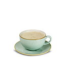 Cappuccinokopp och fat 46 cl