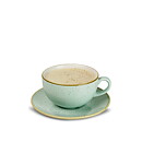 Cappuccinokopp och fat 46 cl