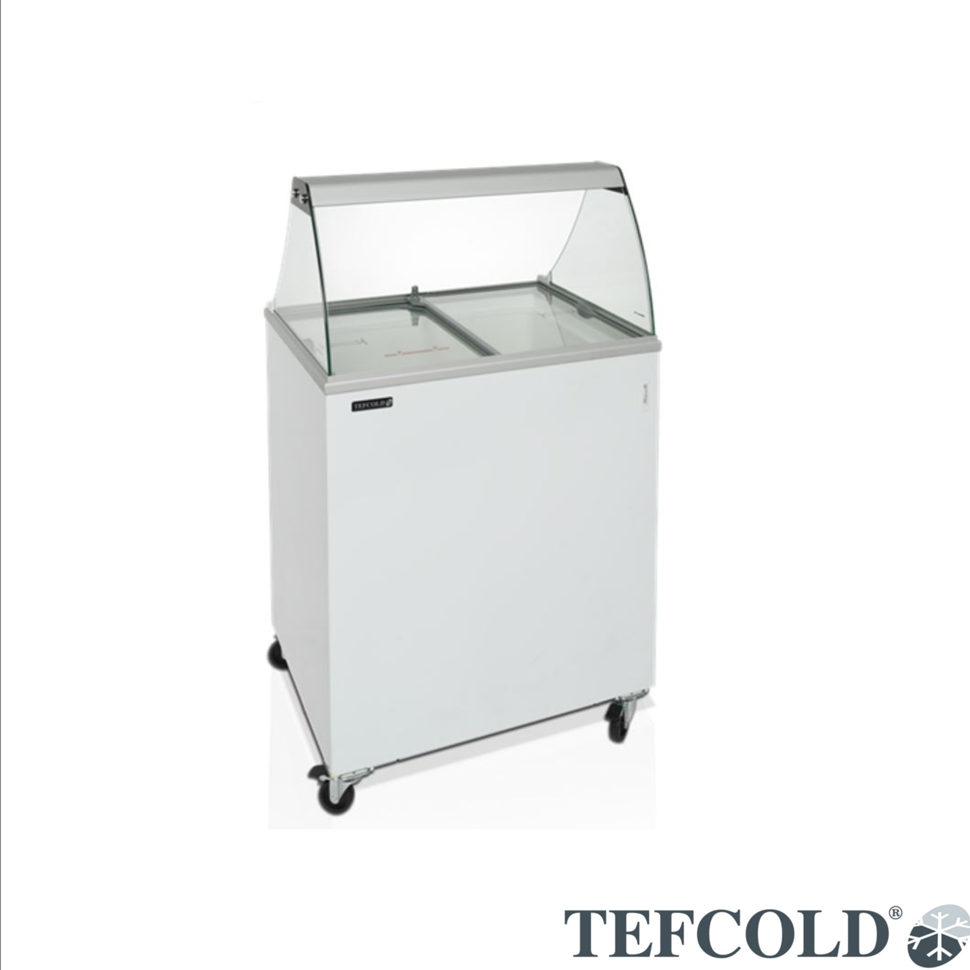 Skopglassfrys 4x5 liter, plana skjutlock