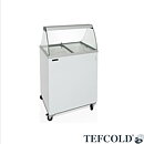 Skopglassfrys 4x5 liter, plana skjutlock