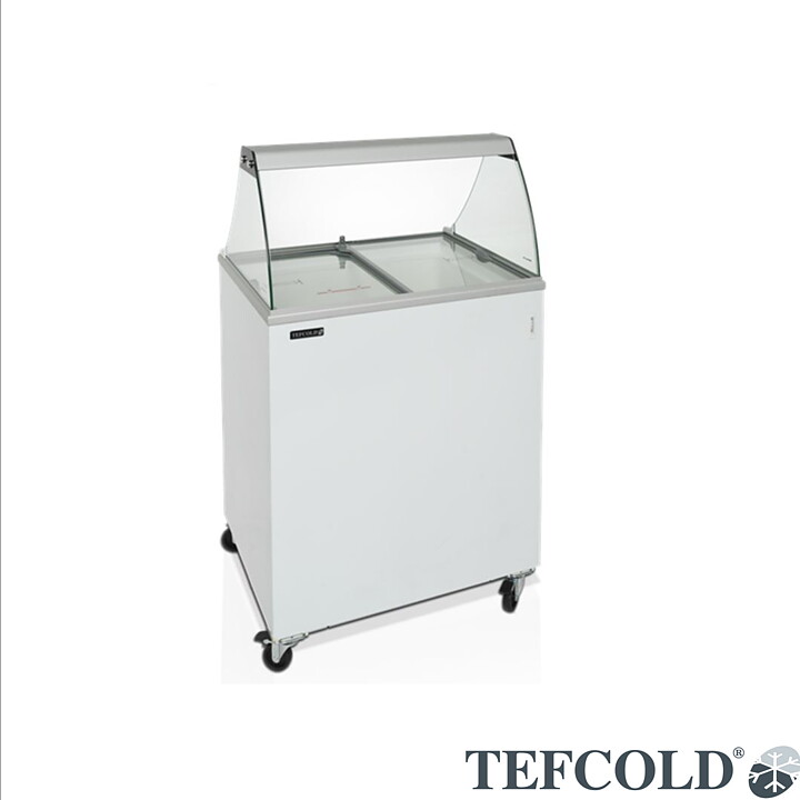 Skopglassfrys 4x5 liter, plana skjutlock