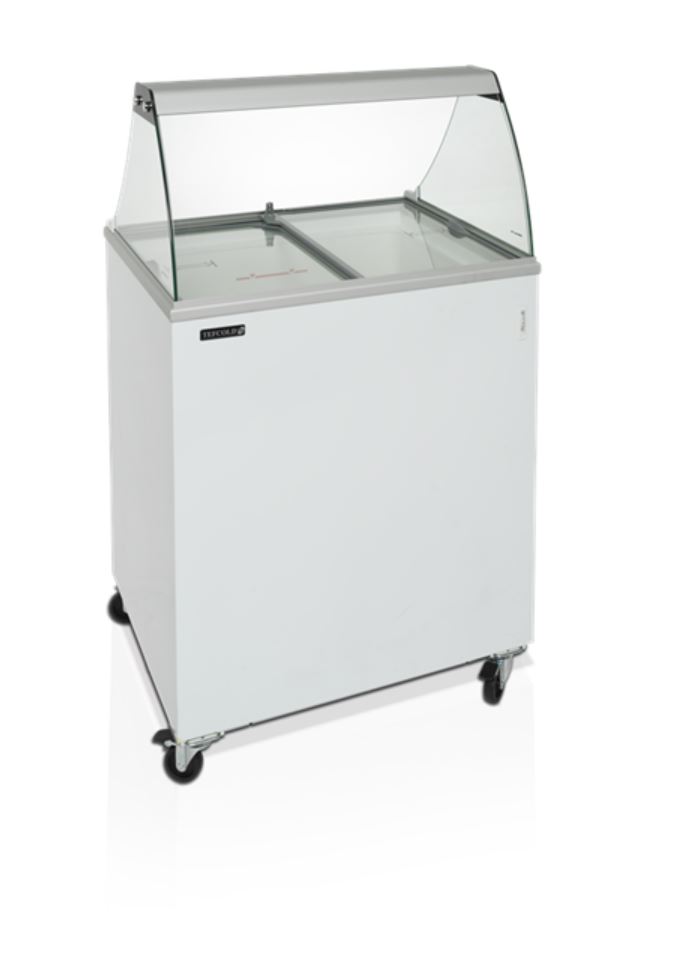 Skopglassfrys 4x5 liter, plana skjutlock - 2